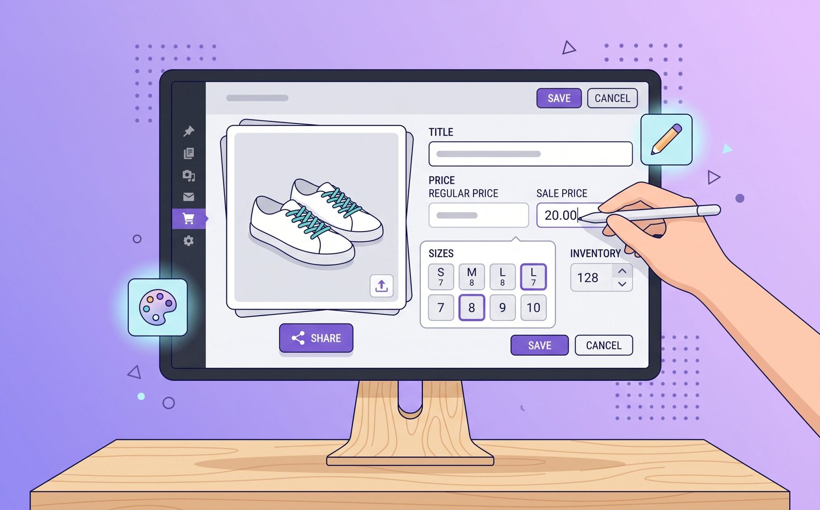 Adding a variable product with sizes and sale price in WooCommerce