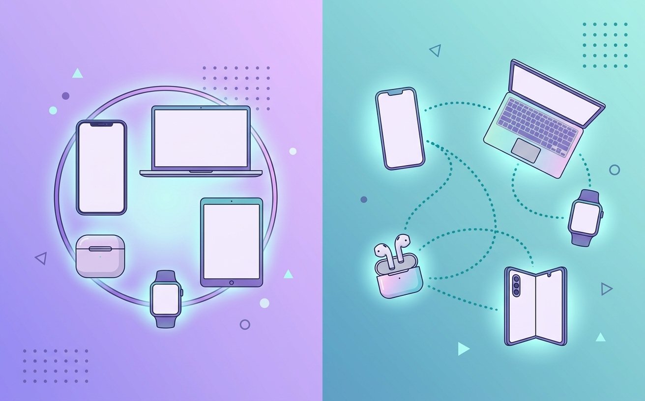 Apple ecosystem versus Google and Samsung Android ecosystem in 2026