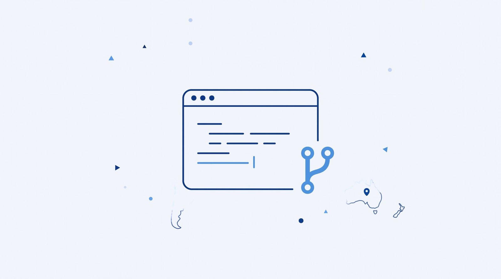 Illustration representing SSH, WP-CLI and Git developer tools included on every plan