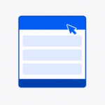Blocksy theme review illustration of a webpage layout with a header, content blocks and footer