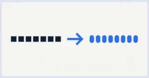 Bytes converting to text characters illustrating Base64 encoding
