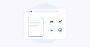 PDF tools without uploading: a browser window holding a PDF document and its editing tools